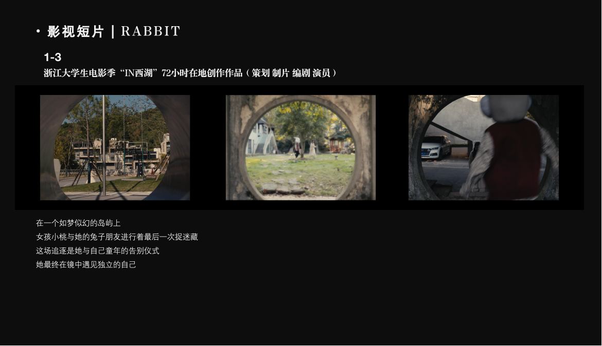 影视短片《RABBIT》项目介绍