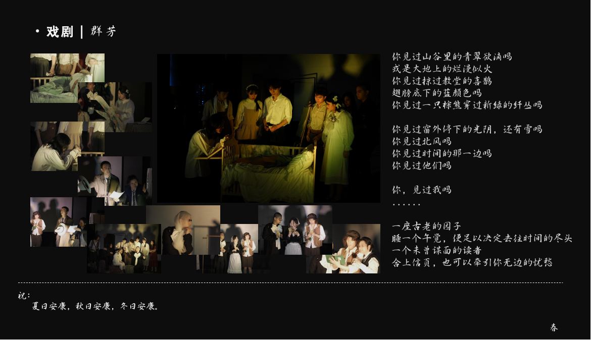 戏剧《群芳》项目文案之三