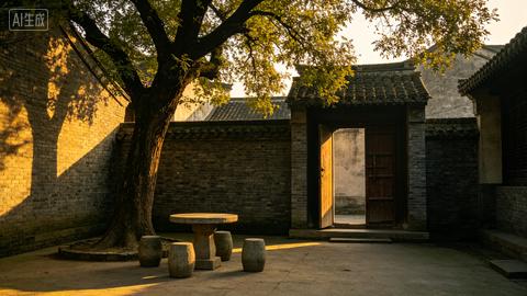 沈峥童年庭院